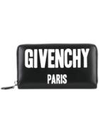 Givenchy Iconic Print Zip Wallet - Black
