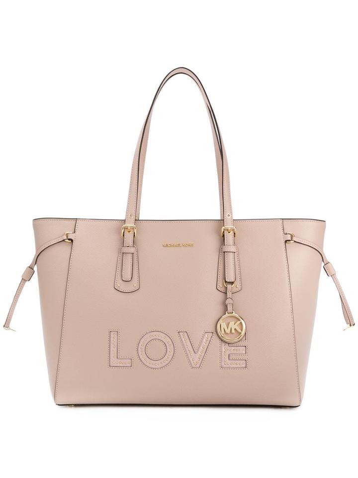 Michael Michael Kors Voyager Love Large Tote - Pink