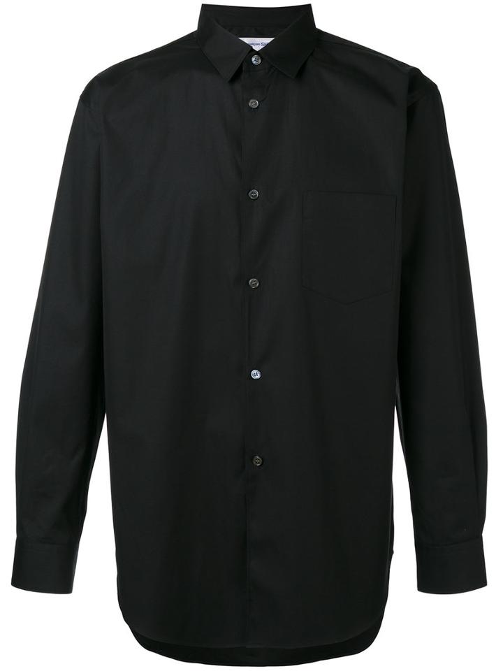 Comme Des Garçons Shirt Chest Pocket Shirt, Men's, Size: Small, Black, Cotton