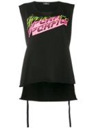 Diesel Slogan Distressed T-shirt - Black