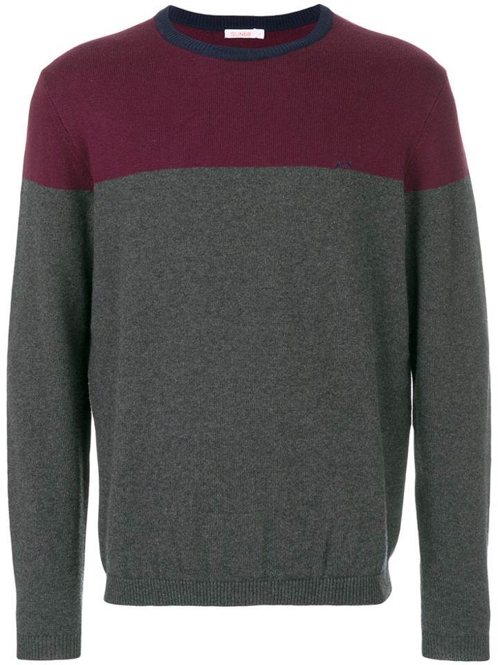 Sun 68 Round Neck Sweater - Multicolour