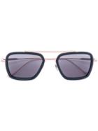 Dita Eyewear - Square Frame Sunglasses - Unisex - Acetate/titanium - 52, Black, Acetate/titanium