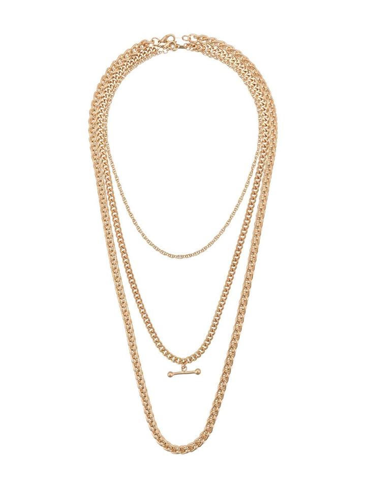 Susan Caplan Vintage '1990s Set Of Three Necklaces - Gold