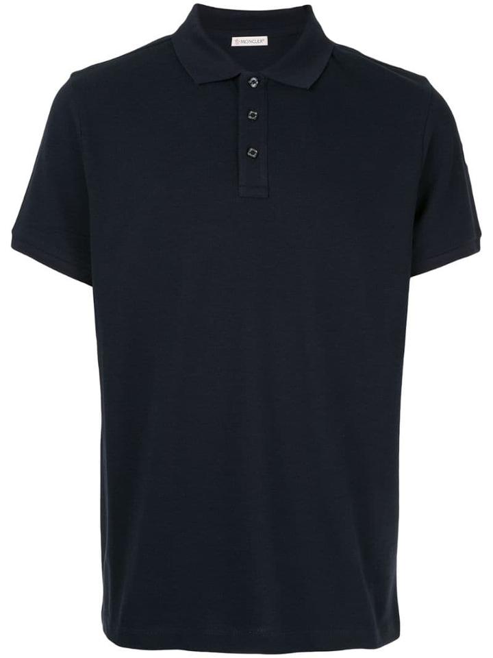 Moncler Jersey Polo Shirt - Blue