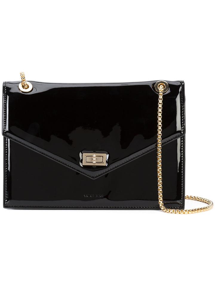 Anine Bing - City Kensington Shoulder Bag - Women - Calf Leather - One Size, Black, Calf Leather