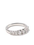 As29 18kt Gold Diamond Icicle Ring - Silver