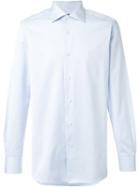 Ermenegildo Zegna Classic Shirt, Men's, Size: 39, Blue, Cotton