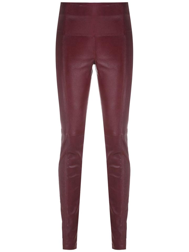 Clé Legging Couro Elastano - Vinho