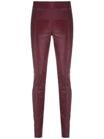 Clé Legging Couro Elastano - Vinho