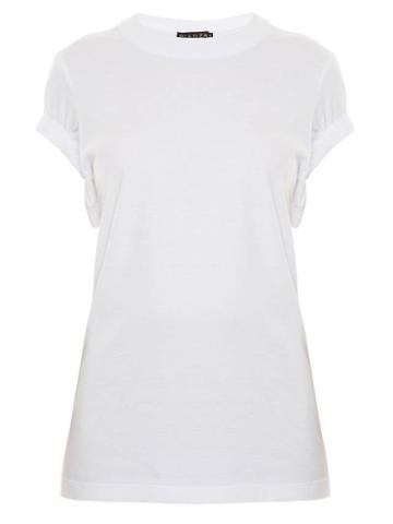 Bianza Blusa Manga Laço Branco Bianza - White