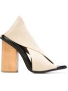 Christian Wijnants Abby Sandals, Women's, Size: 40, Nude/neutrals, Spandex/elastane/viscose/rubber/leather