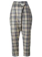Vivienne Westwood Anglomania Checked Cropped Pants