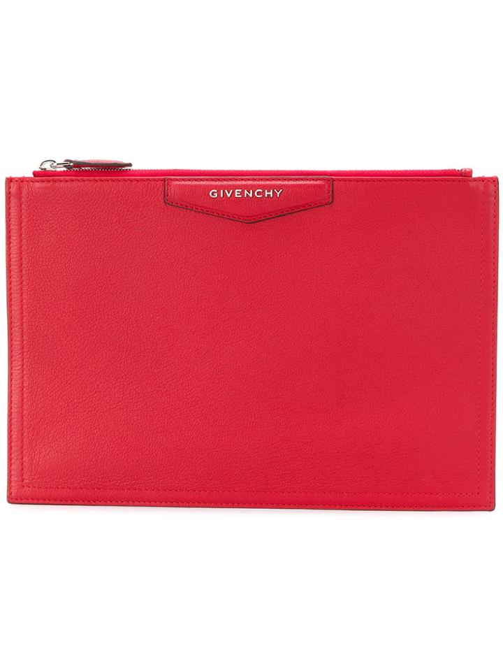 Givenchy Pouch Clutch - Red