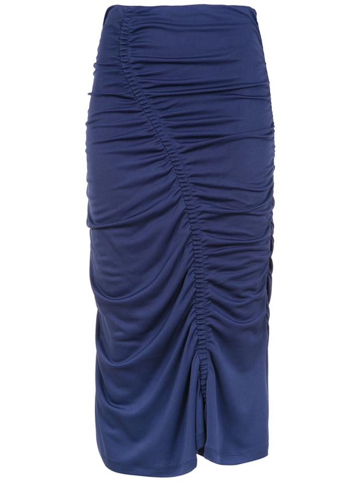 Tufi Duek Midi Skirt - Blue