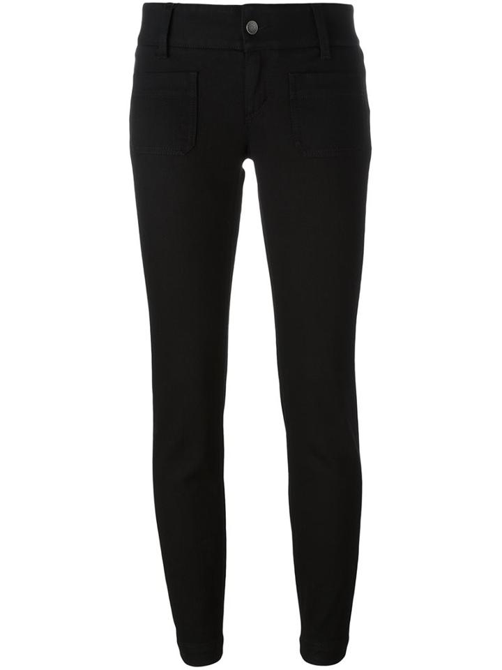 Dolce & Gabbana Skinny Jeans, Women's, Size: 44, Black, Cotton/spandex/elastane