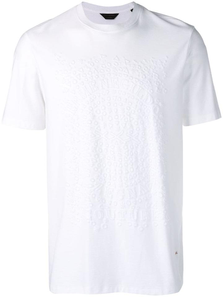 Ermenegildo Zegna Xxx Branded Embellishment T-shirt - White