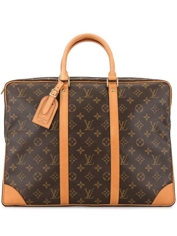 Louis Vuitton Pre-owned Porte Documents Travel Bag - Brown