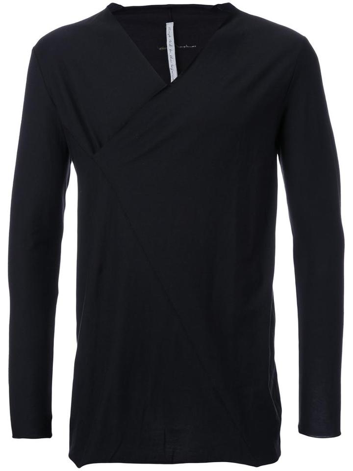 First Aid To The Injured 'pollex' Long Sleeve T-shirt, Men's, Size: 5, Black, Cotton