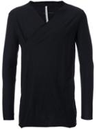 First Aid To The Injured 'pollex' Long Sleeve T-shirt, Men's, Size: 5, Black, Cotton