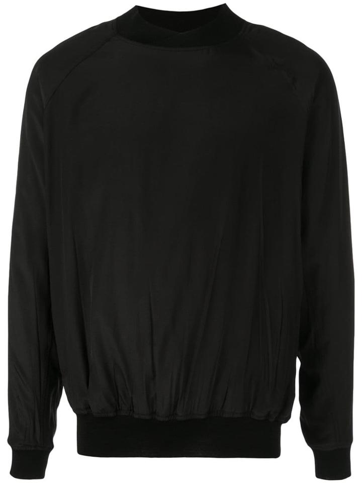 Haider Ackermann High Neck Sweatshirt - Black