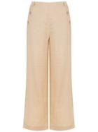 Andrea Marques High Wiasted Culottes - Neutrals