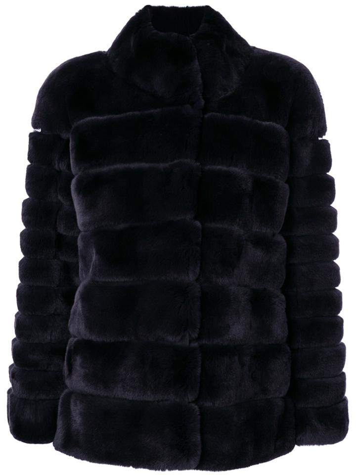 N.peal Rex Ribbed Jacket - Black
