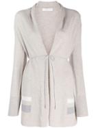 Fabiana Filippi Striped Print Cardigan - Neutrals