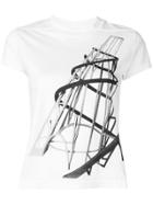 Rick Owens Drkshdw Graphic Print T-shirt - White