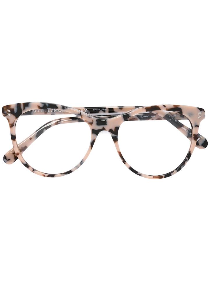 Stella Mccartney - Havana Glasses - Women - Acetate - 52, Nude/neutrals, Acetate