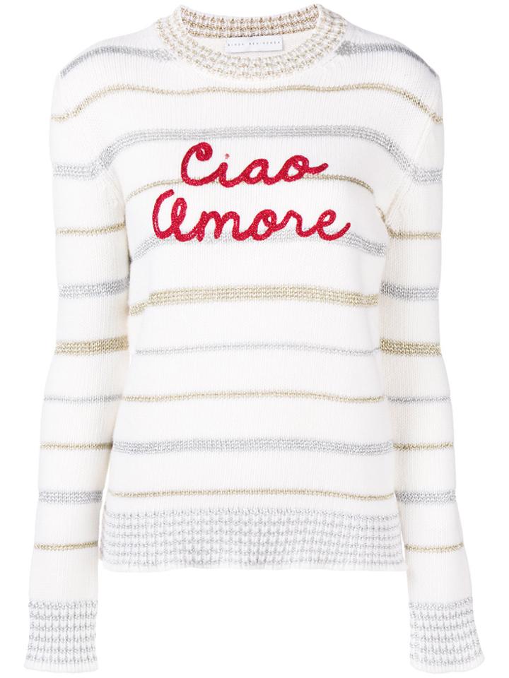 Giada Benincasa Embroidered Jumper - White