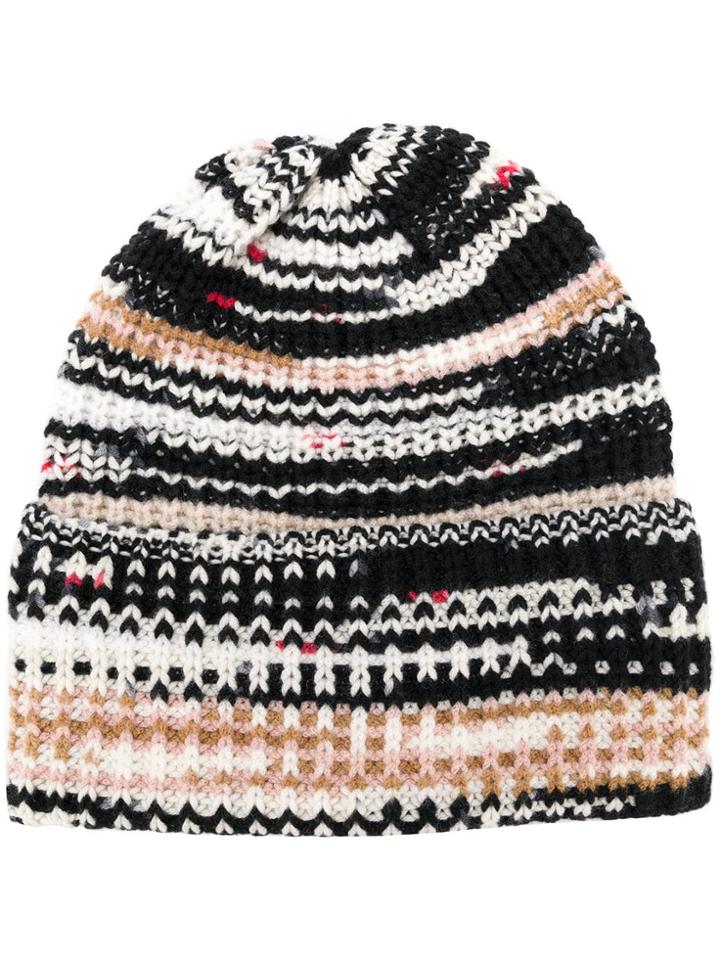Missoni Knitted Hat - Black