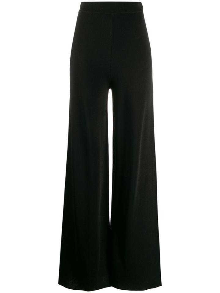 Antonino Valenti Wide Leg Trousers - Black