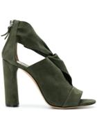 Casadei Cutout Ankle Boots - Green