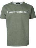 No21 Contrast Back T-shirt, Men's, Size: S, Green, Cotton