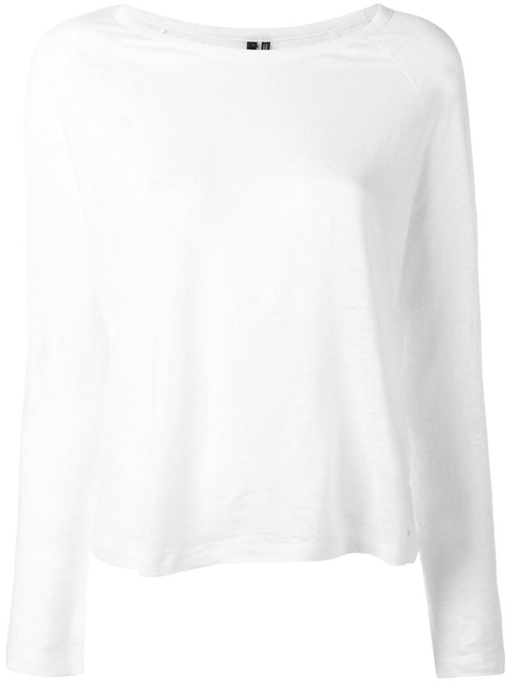 Woolrich - Longsleeve Top - Women - Linen/flax - S, Women's, White, Linen/flax