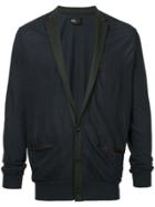 Kolor Classic Long-sleeve Cardigan - Blue