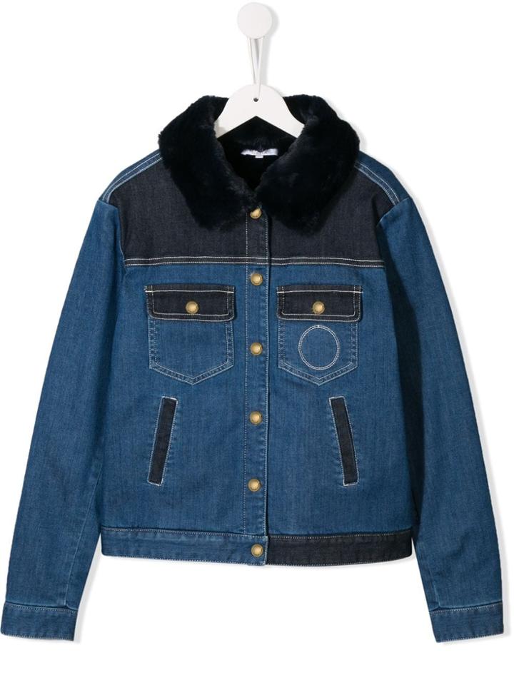 Chloé Kids Denim Jacket - Blue