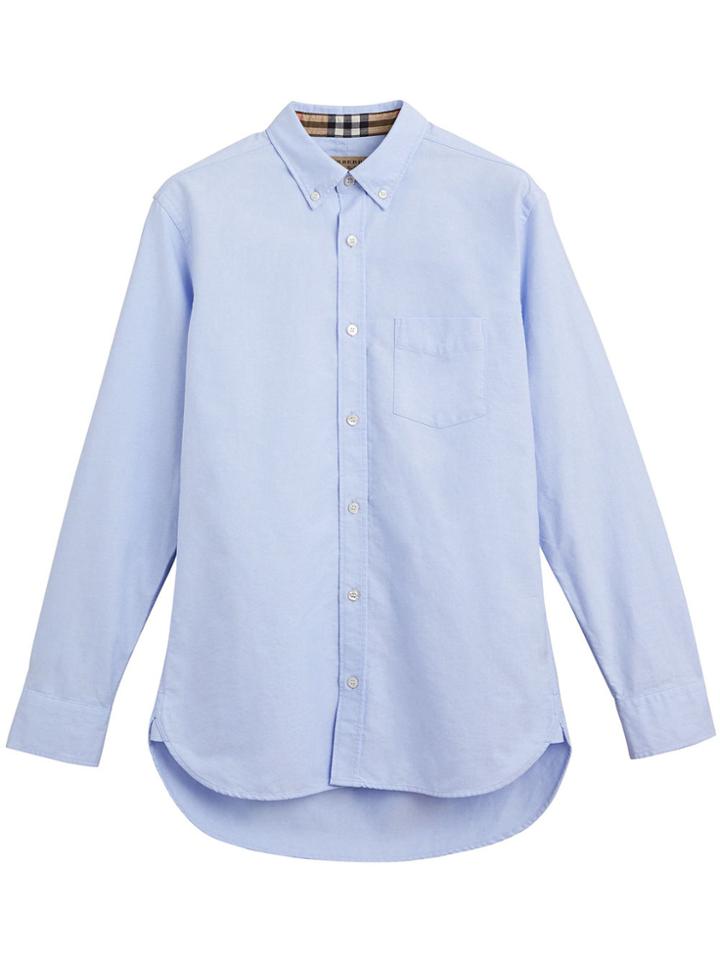 Burberry Longsleeved Shirt - Blue