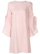 P.a.r.o.s.h. Cut-out Detail Dress - Pink & Purple