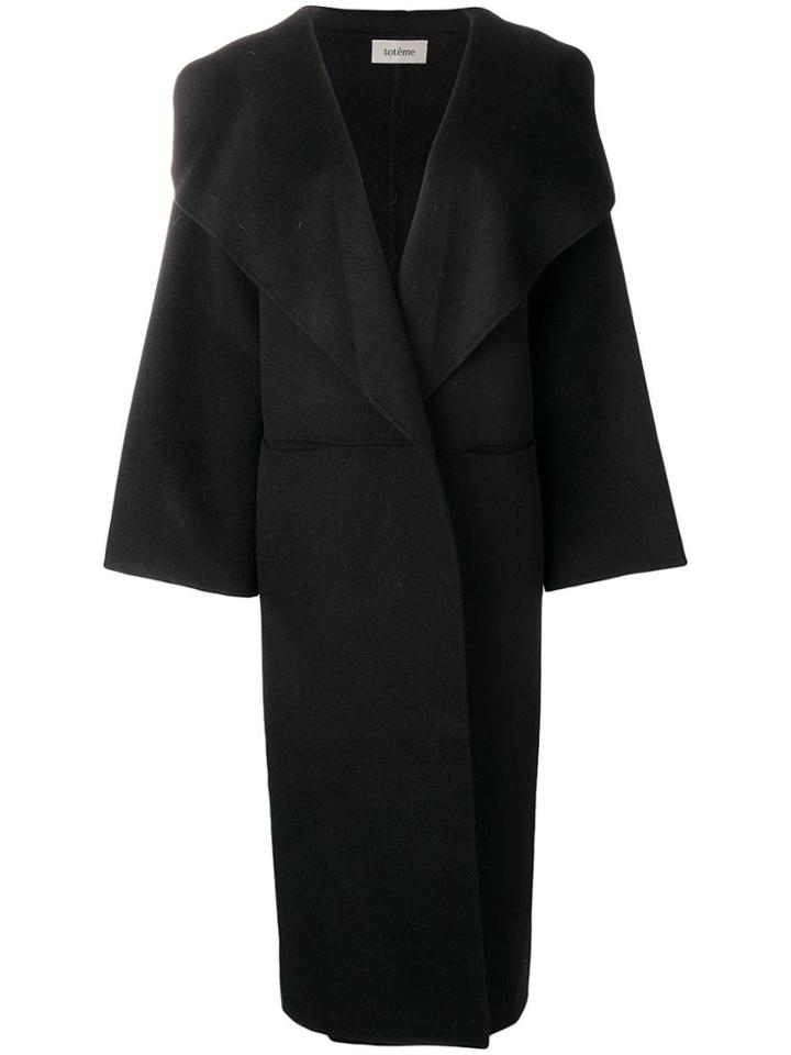 Toteme Perfectly Fitted Coat - Black