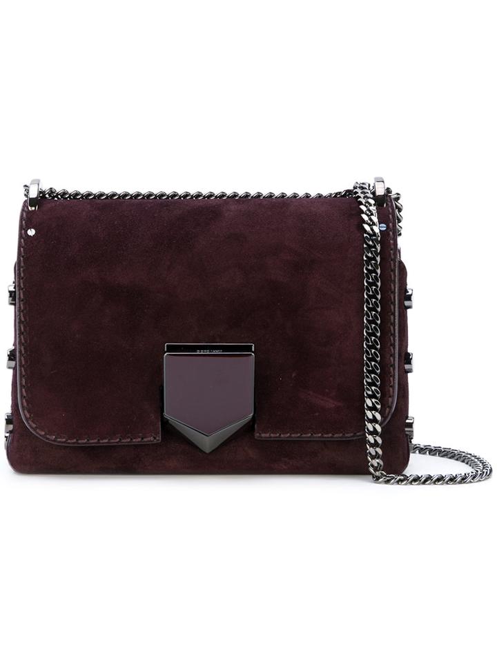 Jimmy Choo Lockett Shoulder Bag - Pink & Purple