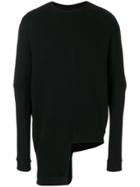 Army Of Me Asymmetric Sweatshirt - Black