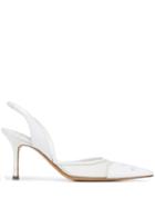 Chanel Pre-owned 2000's Slingback Pumps - White
