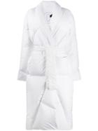 Khrisjoy Longline Puffer Coat - White