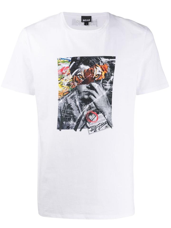 Just Cavalli Graphic-print T-shirt - White