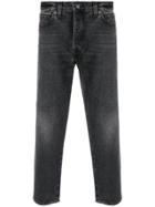 Levi's: Made & Crafted Cropped Jeans - Black