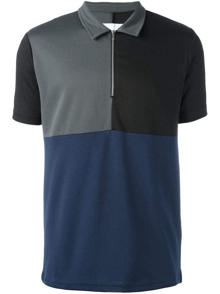 Han Kj0benhavn Panelled Colour Block Polo Shirt