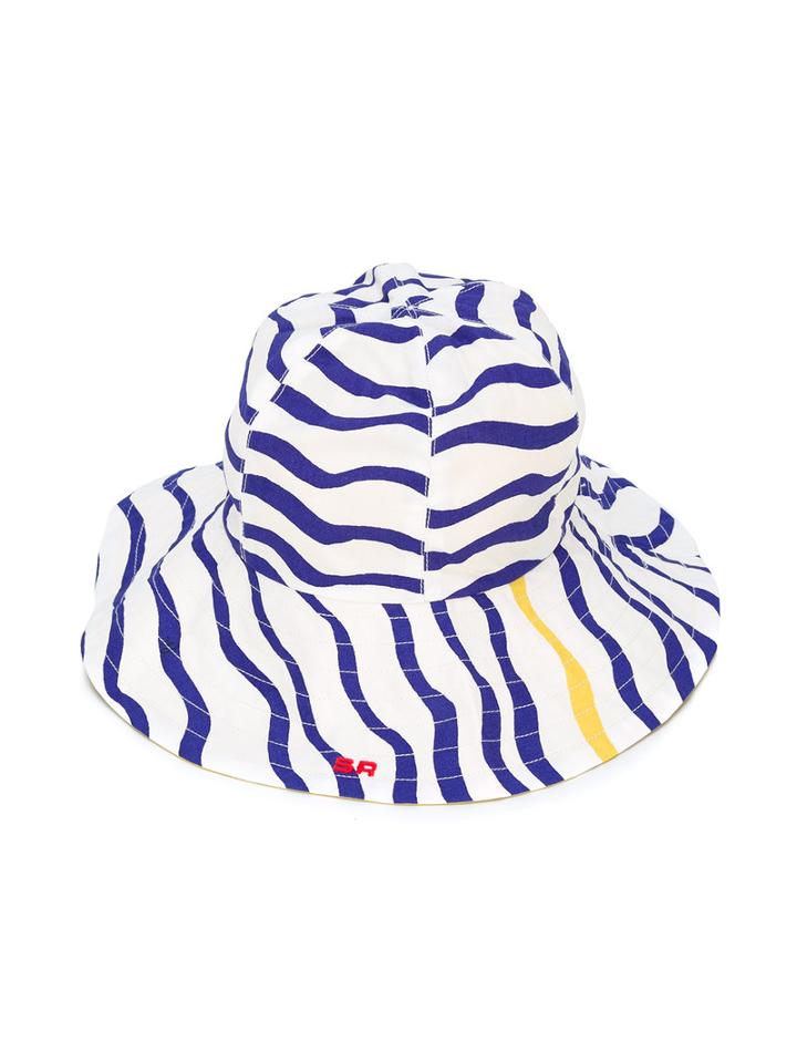 Rykiel Enfant - Striped Sun Hat - Kids - Cotton - One Size, Girl's, Blue