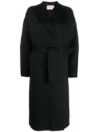 Zimmermann Belted Midi Coat - Black