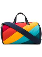 Anya Hindmarch Barrel Stripes In Multi Nylon - Blue